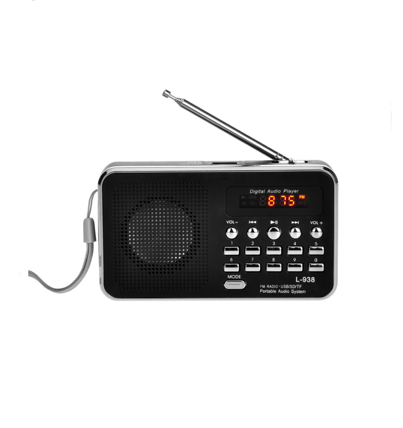 Deepstone Portable Digital Audio Player With FM Radio