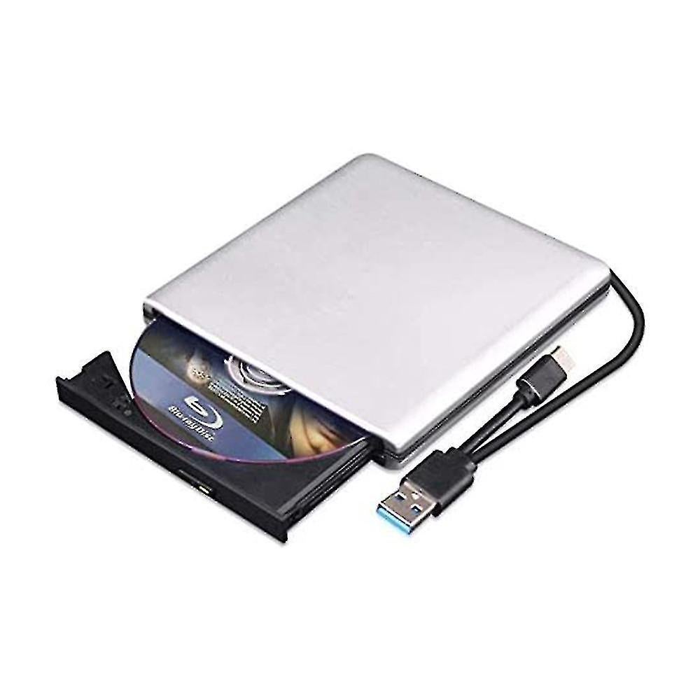 Deepstone External Blu-ray DVD Drive With USB And Type-C