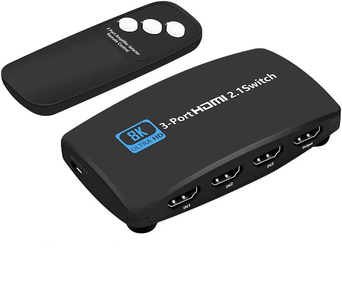 DisplayPort 1.4 Bi-Directional Switch, 2x1/1x2 DP Splitter, Supports 8K@60Hz, 4K@120Hz, 2K@144Hz for 2 Sources/Displays