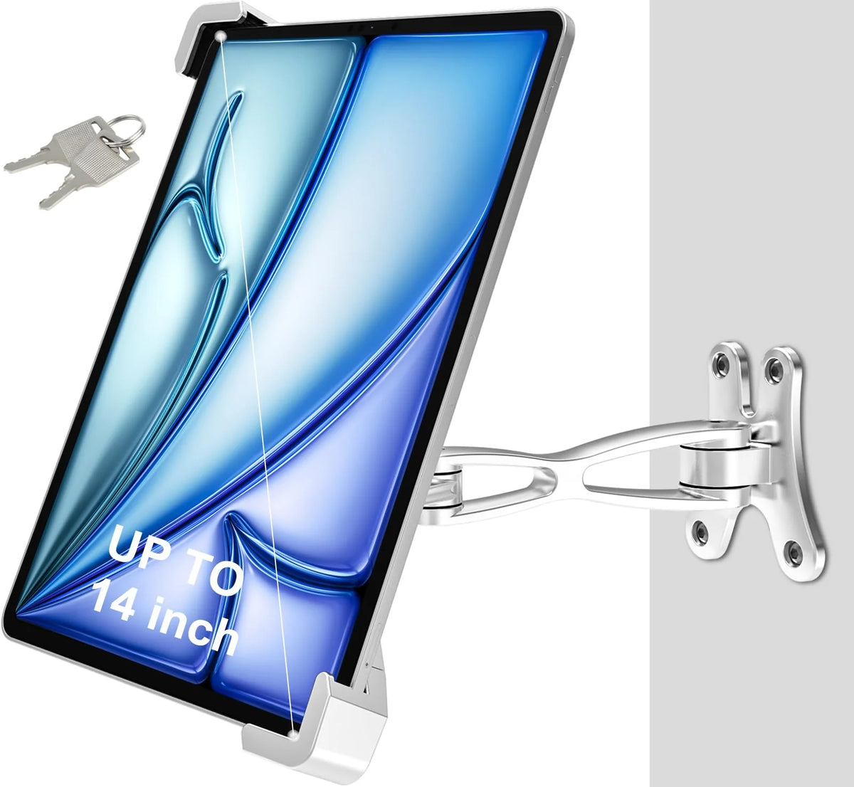 Anti-Theft Tablet Wall Mount Holder for Retail Display and Security Kiosk