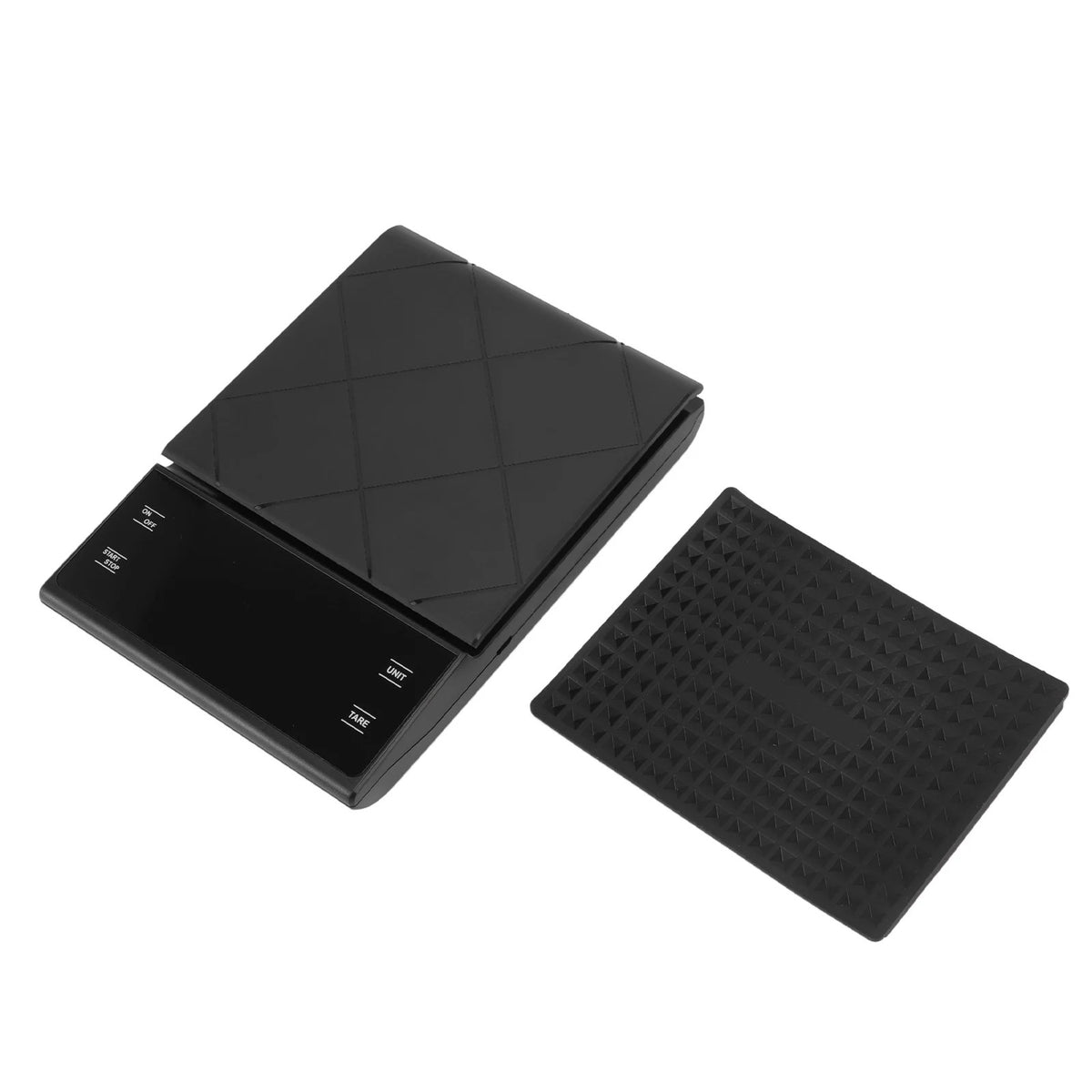 High Precision Digital Scale 0.1g - Digital Kitchen Scale for Food, Coffee Roasting, BBQ, Jewelry, Black, 3000g Capacity with Timer and Dual Display