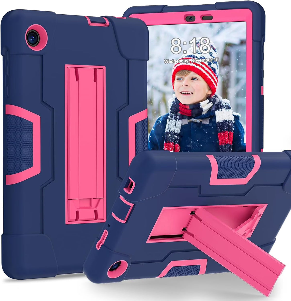 Heavy Duty Rugged Case for TCL TAB 8 LE, Shockproof Drop Protection Cover