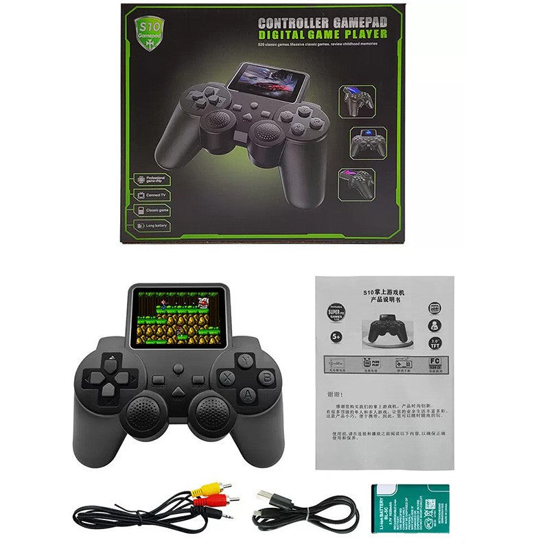 Handheld Game Console, Retro Classic 2-Player Joystick, 3.25" Screen, Portable