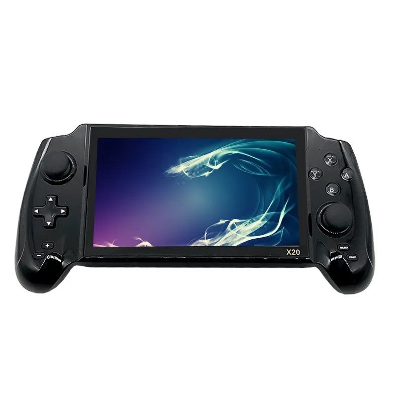 7 Inch Retro Handheld Game Console, X20, Two Player, Classic Video Games for Kids