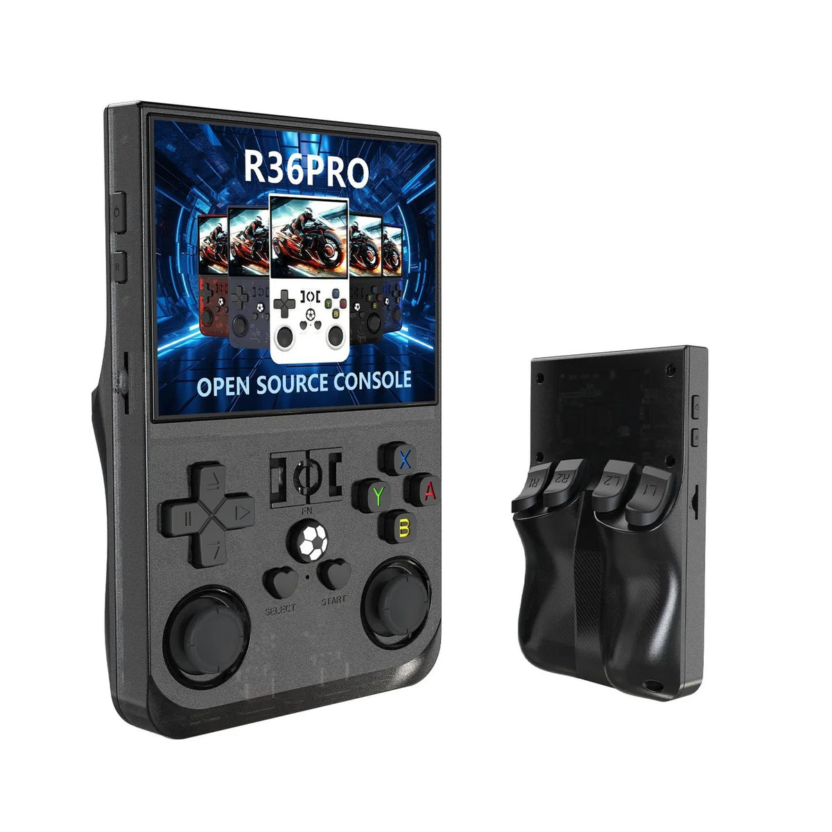 R36 PRO Retro Handheld Video Game Console, Linux System, Portable Pocket Player, 64GB