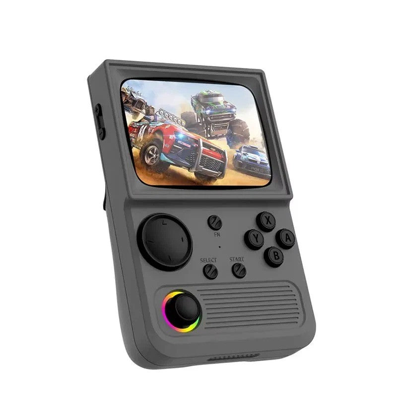 R36t Retro Handheld Game Console 3.5" IPS Screen, WiFi Multiplayer, Portable Classic Gaming Player