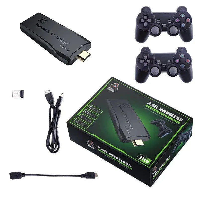 M8 4K HD Wireless Video Game Console, 64G/128G, Gamepad for PS1/GBA