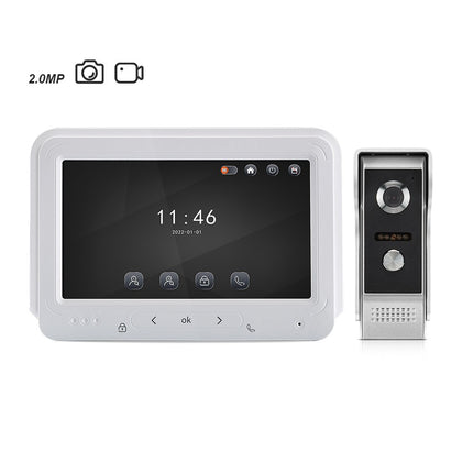Video Doorbell with Display, Colorful Video Intercom, Smart Home Security