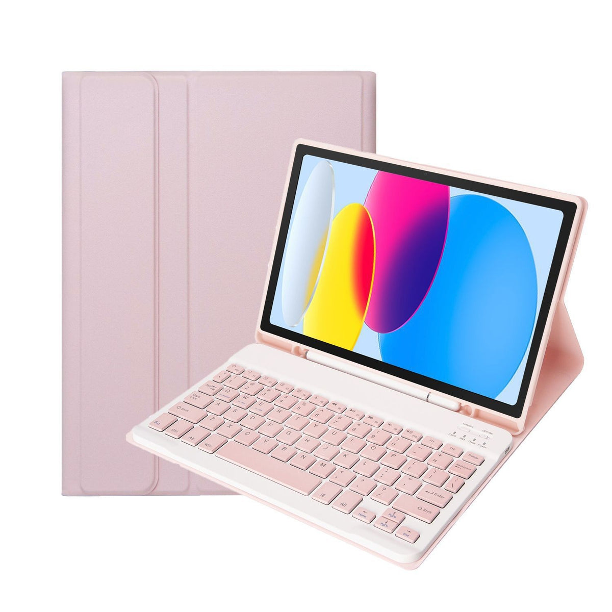 Ultra-Thin Detachable Keyboard Case for Xiaomi Pad 6/6Pro 11", Bluetooth, Pink