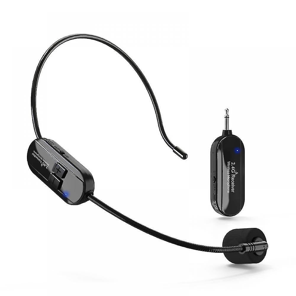 Deepstone Wireless Headset Microphone, 2.4g Waterproof Sweatproof Wireless Microphone System For Fitness Instructor, Spinning, Yoga, Teaching