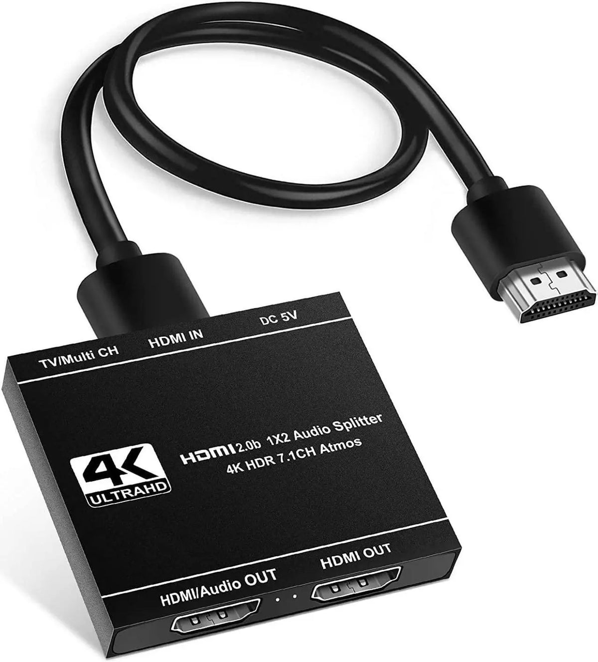 HDMI 2.1 Bi-Directional Switch 2x1/1x2 Splitter Adapter, 48Gbps, 8K@60Hz, 4K@120Hz