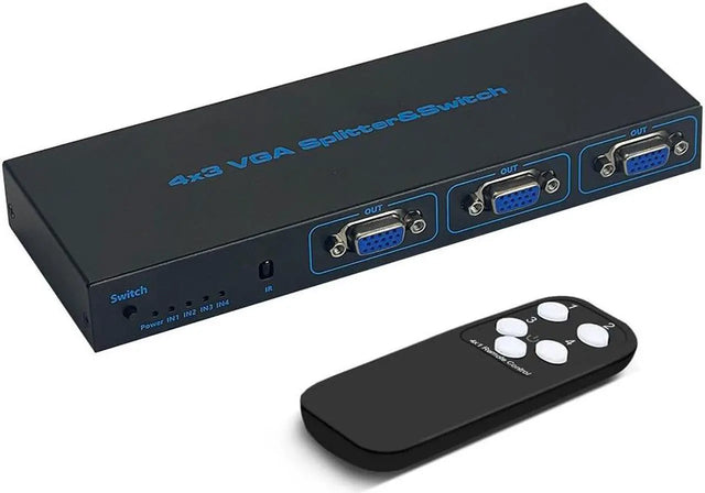 4K HDMI Splitter 1x4 - 4K@60Hz 1080p@144Hz HDR HDCP 2.2 EDID Dolby RGB 1 Input to 4 Outputs
