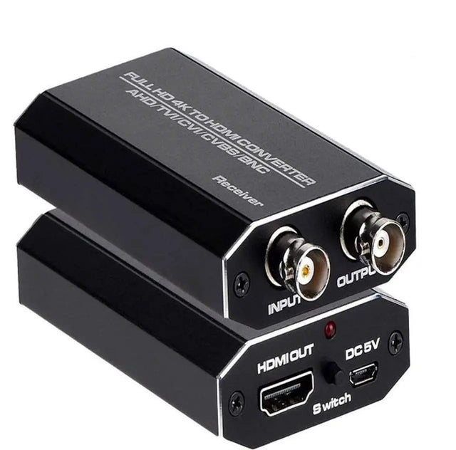 BNC to HDMI Video Converter, TVI/CVI/AHD to HDMI Adapter