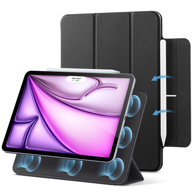 Black Protective Tablet Case Compatible with iPad Air 12.9-13 inch