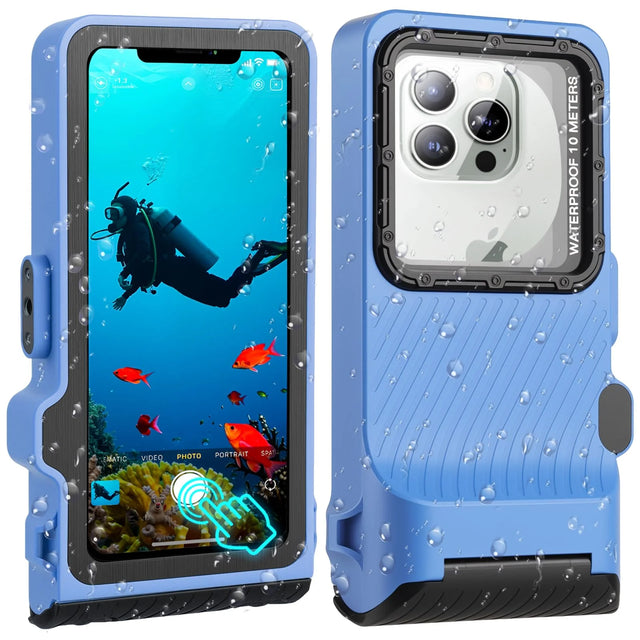 Waterproof Basic Diving Snorkeling Phone Case Compatible with iPhone