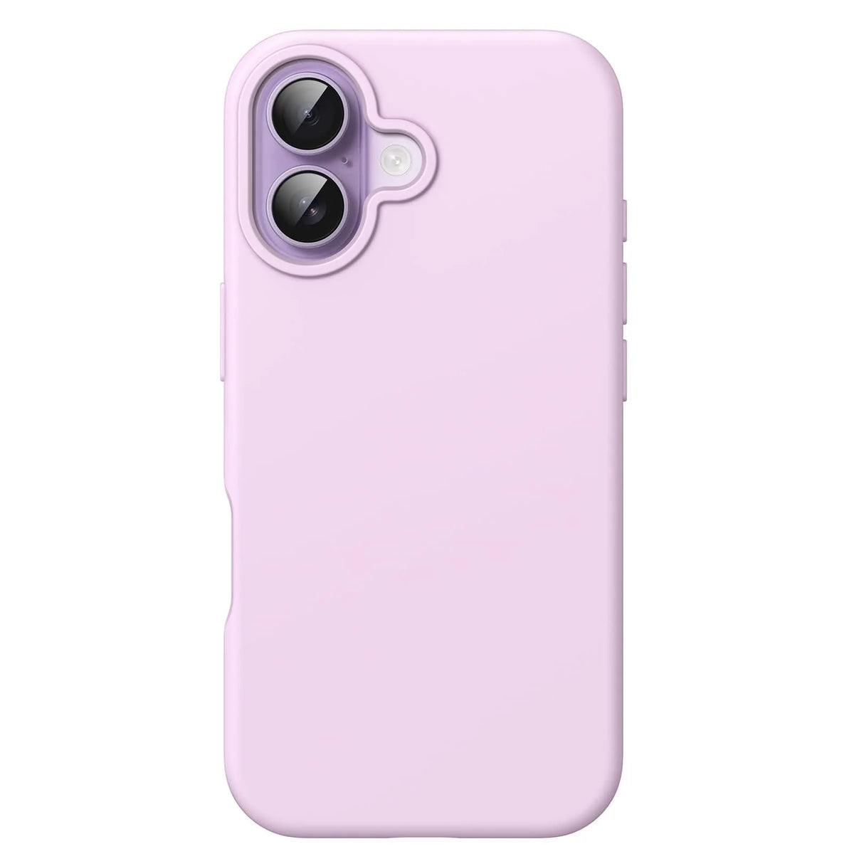 Liquid Silicone Case for iPhone 17 6.3 Inch, Purple Soft Touch Shockproof Phone Cover, Non-Magnetic
