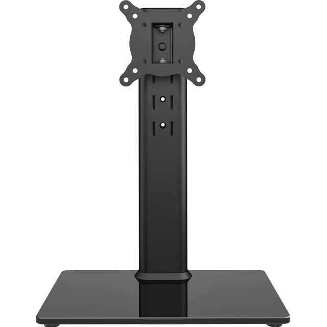 Universal Swivel TV Mount Stand for 13-32 Inch TVs, Adjustable Table Top, VESA 50x100mm, Holds 77lbs, Black Alloy Steel (Demo)