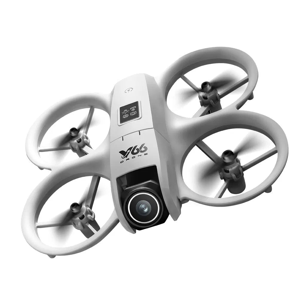 Mini Drone V66 with Stable Flight and Low Latency - Remote Control Quadcopter for Beginners and Entertainment