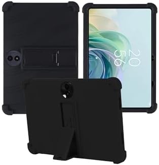 For TCL TAB 11 Gen2 11" Tablet Case, Soft Silicone Shockproof Stand Cover with Adjustable Kickstand, Kids Friendly, Black
