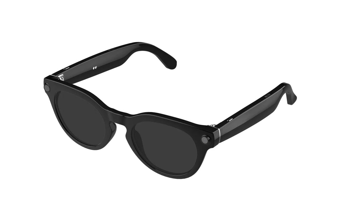 Smart Glasses with Bluetooth, HD Camera, Video Recording, Music Play, Black