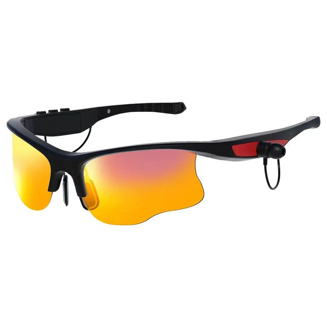 Men's Polarized Blue Light Blocking Smart Glasses, Bluetooth 5.0, Polycarbonate, Water Resistant