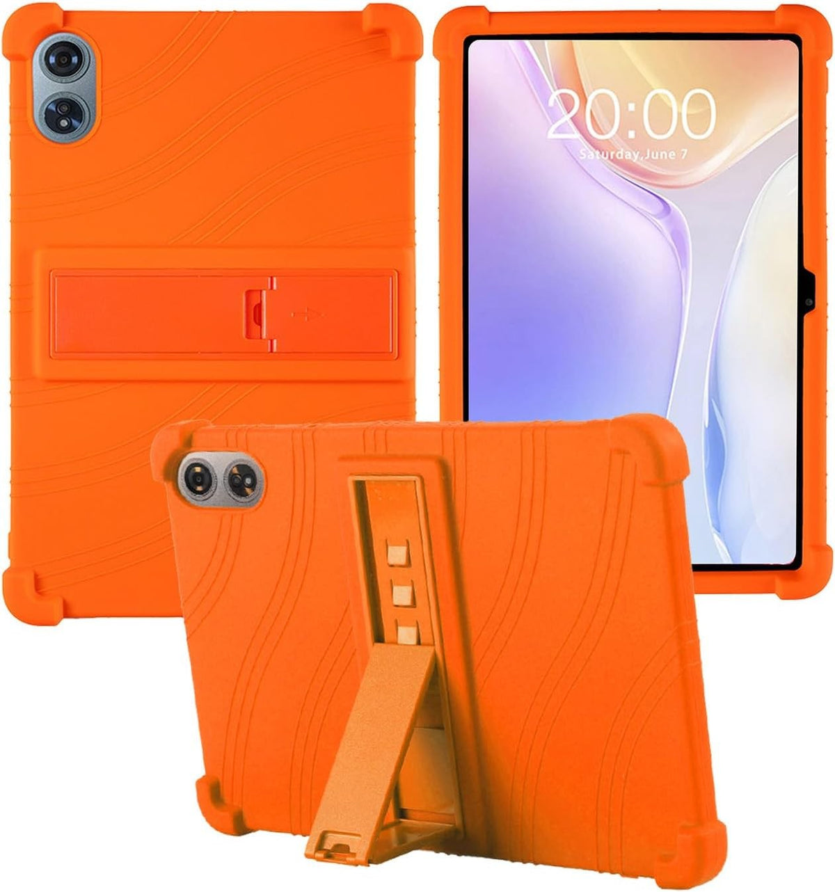 Compatible with Odea A12 12" Tablet Case, Soft Silicone Shockproof Stand for Kids