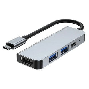 4-in-1 USB C to HDMI Adapter Hub for Phone Tablet Laptop Nintendo Switch Game Console
