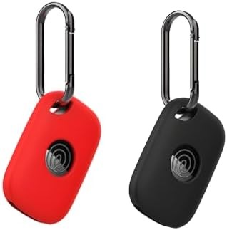 Silicone Case for Tile Pro 2024 Bluetooth Tracker, Shockproof, with Keychain, 2-Pack