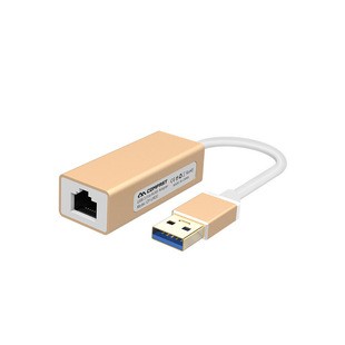 USB 3.0 to RJ45 Gigabit Ethernet Adapter, Aluminum, Plug & Play for Laptop & Phone