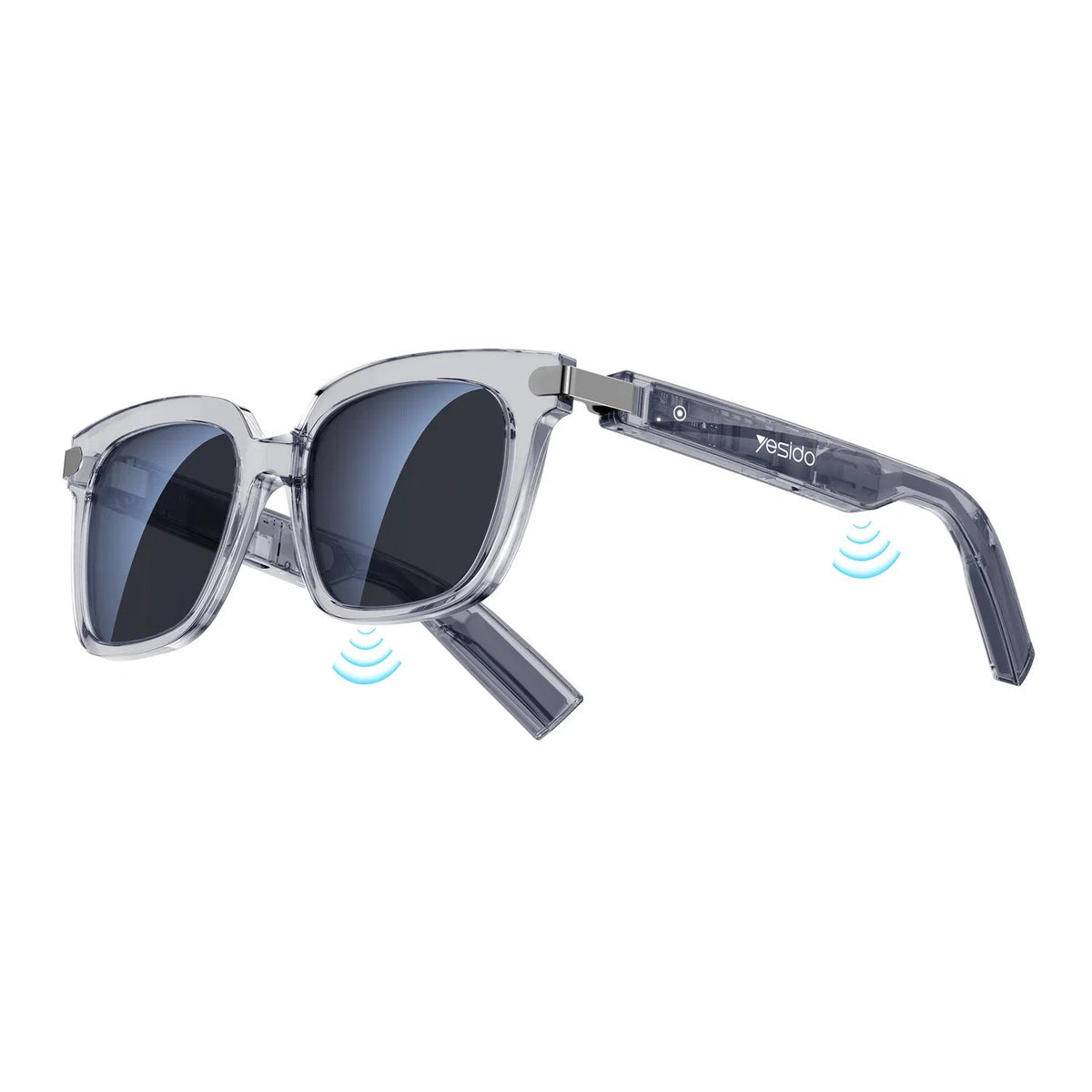 Smart Bluetooth Glasses, IP54 Waterproof, HD Call, Open-Ear Audio, Sunglasses