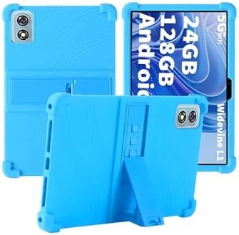 Soft Silicone Tablet Case Compatible with T901 10", Shockproof, Adjustable Stand