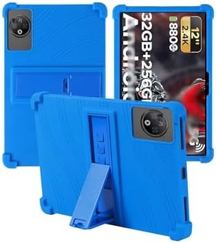 Tablet Case Compatible with DOOGEE V Pad 12", Silicone, Adjustable Stand, Shockproof, Kids