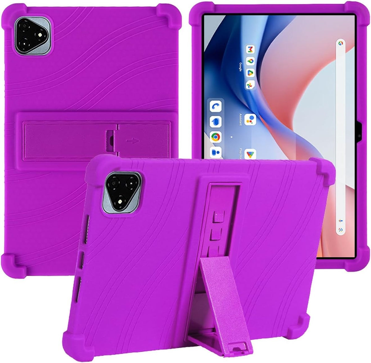 Silicone Tablet Case Compatible with ALLDOCUBE iPlay 60 Pro 11", Shockproof, Adjustable Stand