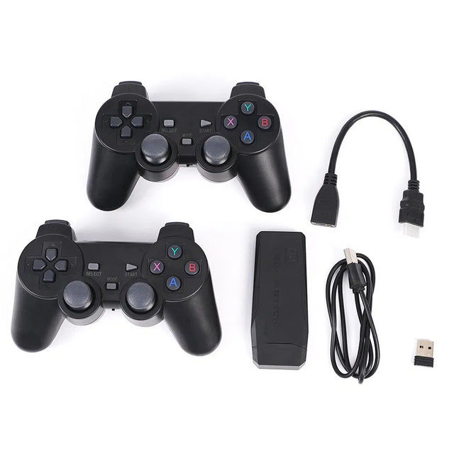 Portable M8 2.4G HDMI Game Console, 4K 1080P/720p, 64G, for TV & Retro Gaming