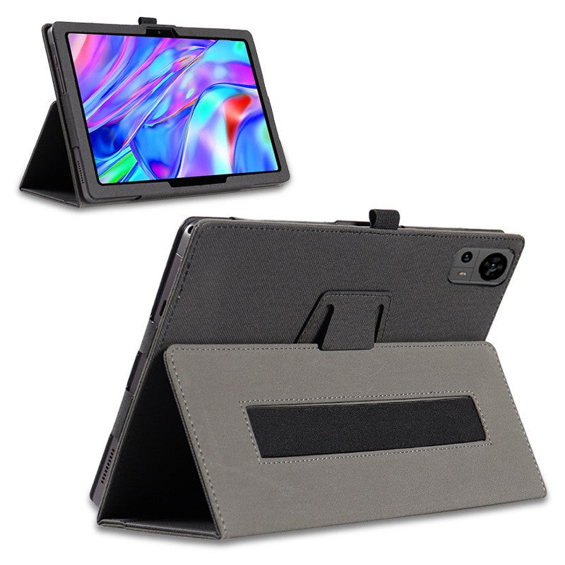 Protective Case for Headwolf HPad6 12" Tablet, PU Leather, Shockproof, Stand Function, Handheld Band