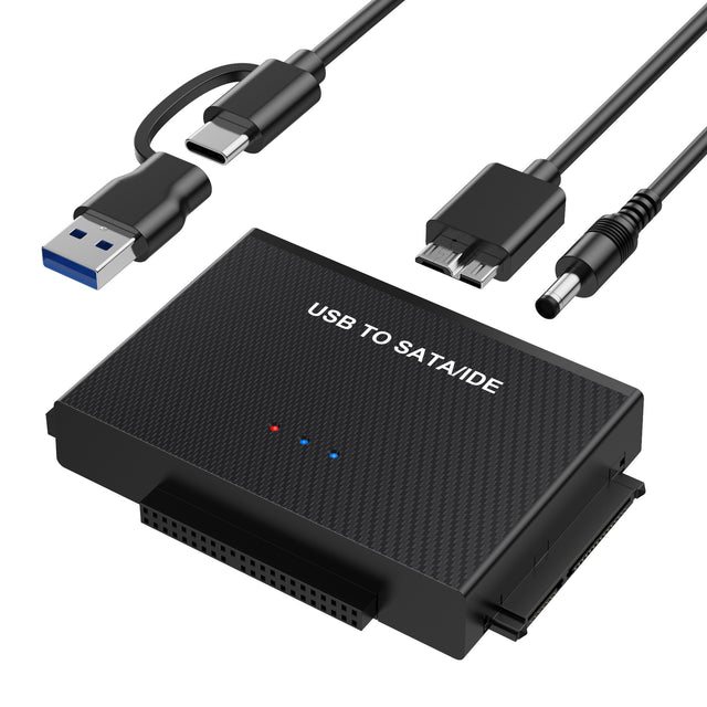 USB 3.0 to SATA Adapter Cable for 2.5" 3.5" Hard Drive, External Converter