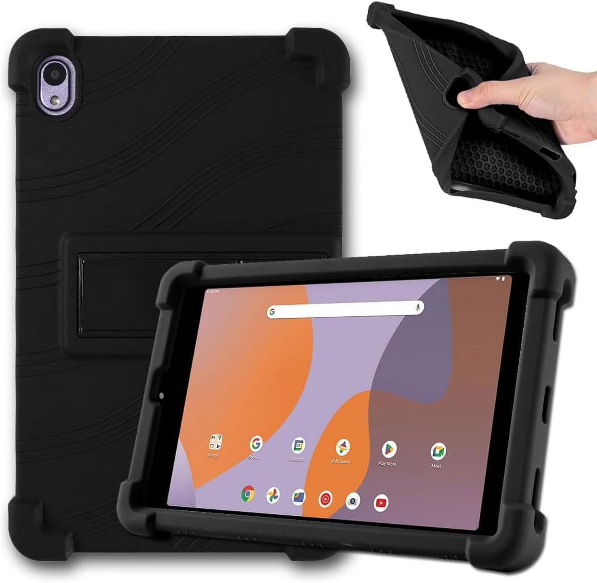 Protective Case Compatible with Onn 8 Inch 2024 Tablet, Shockproof, Multi-Angle Stand, Portable
