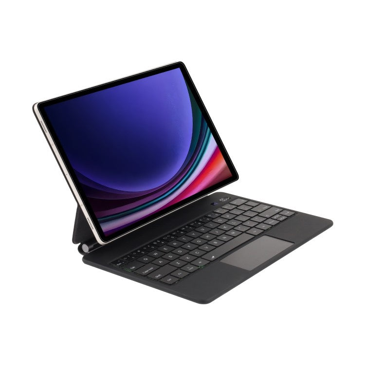 Leather Case with Magnetic Bluetooth Keyboard for Samsung Galaxy Tab S9 FE