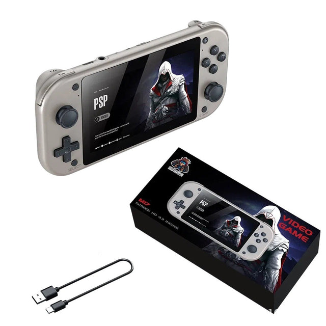 M17 Handheld Game Console, 3.5" Screen, 64GB, 4K HD, TV Output, Retro Arcade