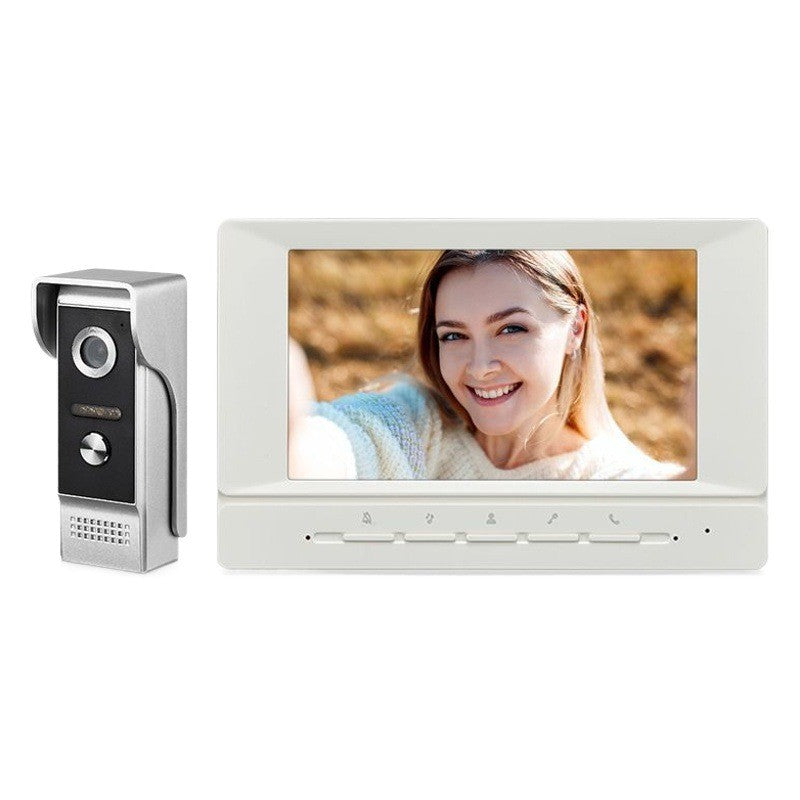 7-Inch HD Color Video Doorbell, Visual Intercom with Access Control, for Villa & Home