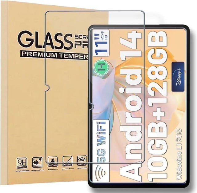 Tempered Glass Screen Protector for Tablet A6H/A6/C9 11", 9H Hardness, 2 Pack