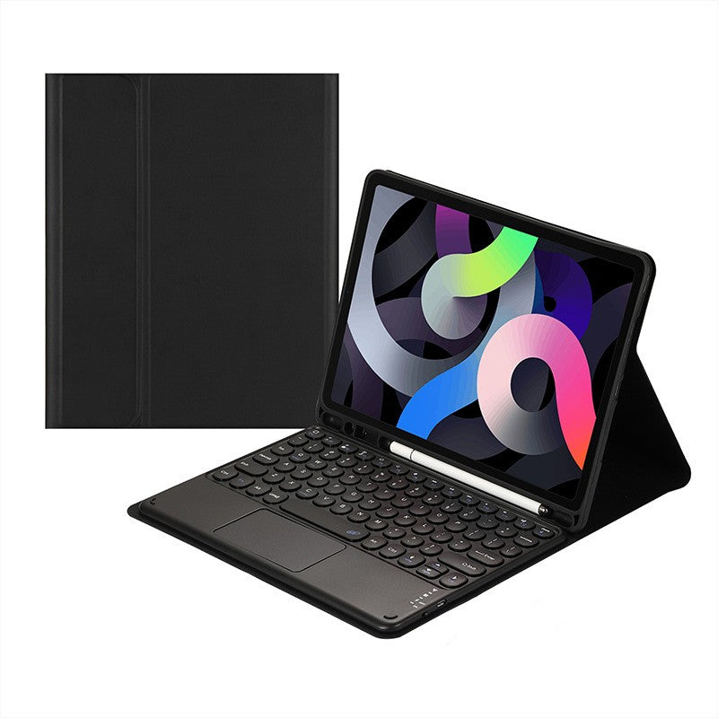 Bluetooth Keyboard Case Compatible with Samsung Galaxy Tab S10 Ultra/S9 Ultra 14.6, Round Key, Black