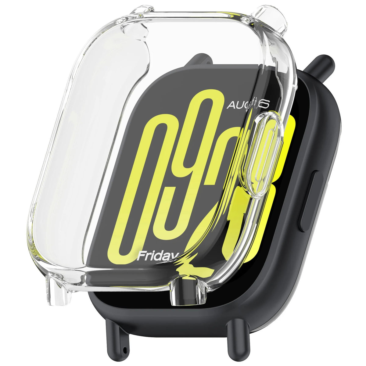 TPU Transparent Protective Case Compatible with Redmi Watch 5 Active, Soft Silicone Shockproof Cover