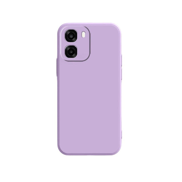 Compatible with Oppo A6 5G - 9H Tempered Glass, Silicone Case, Car Mount (Pink)