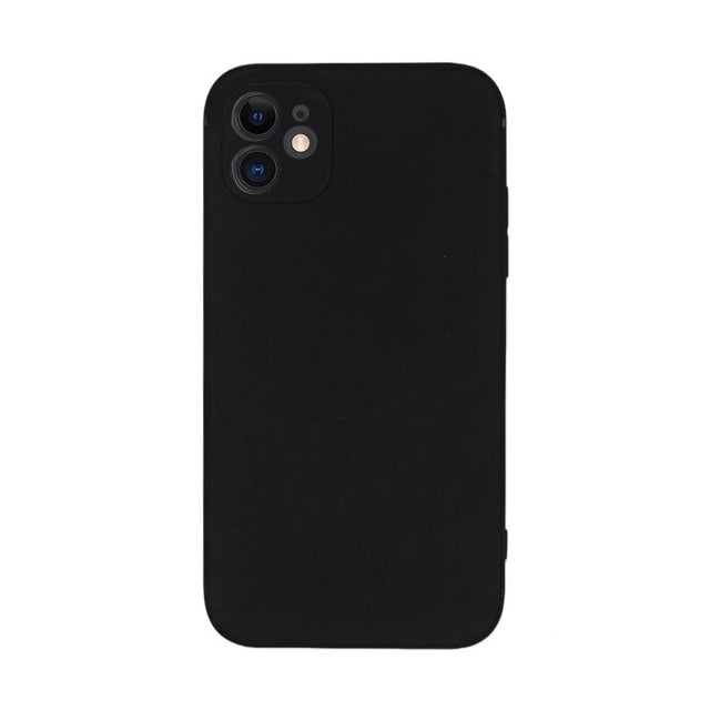 Tempered Glass Kit with Liquid Silicone Case for Oppo A6, Black