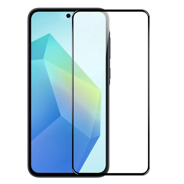 Tempered Glass Screen Protector for Samsung Galaxy A56 5G, Black Edge, 9H Hardness