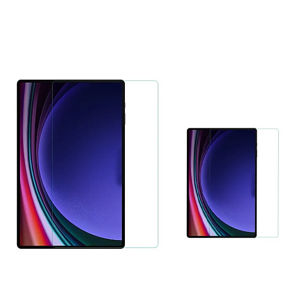 2 Pack 5D Full Cover Tempered Glass Screen Protector 9H for Samsung Galaxy Tab S9 FE