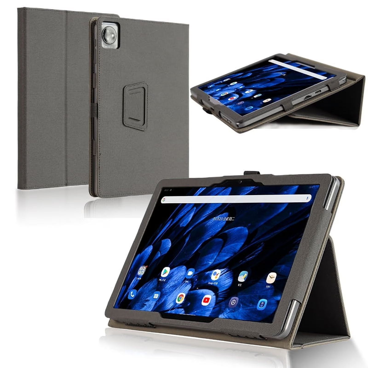 Case for Blackview Tab70 WIFI 10" Tablet, PU Leather with Hand Strap & Kickstand, Shockproof