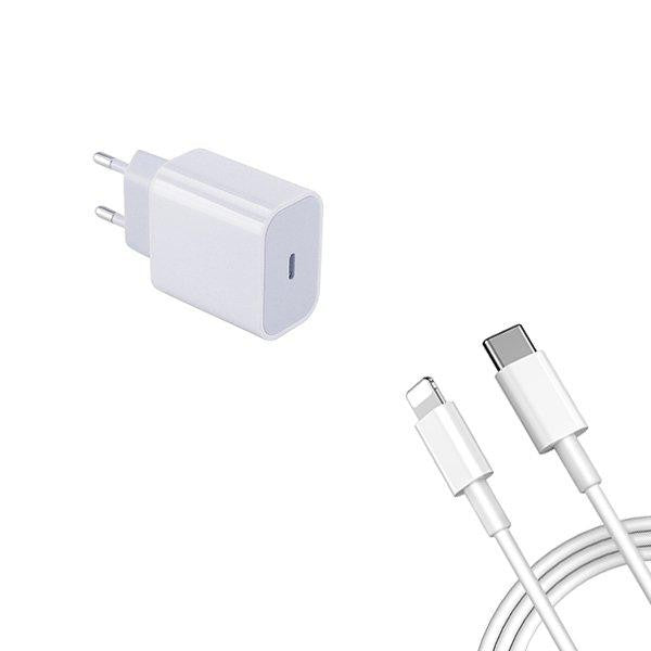 20W PD USB C Fast Charger with Lightning Cable, MFi Certified for iPhone 13 Pro Max