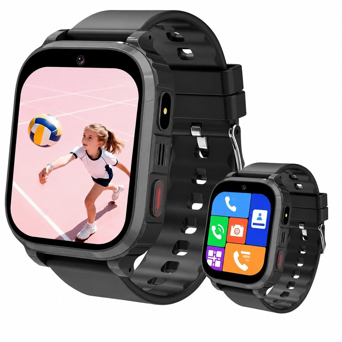 Kids Smartwatch 4G GPS WiFi Video Call, SOS, Waterproof, Family Chat, Alarm Clock, Games